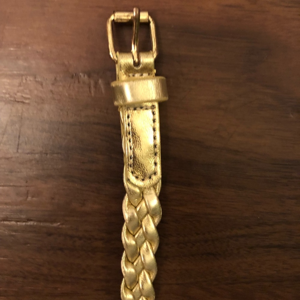 H&M Braided Gold Belt